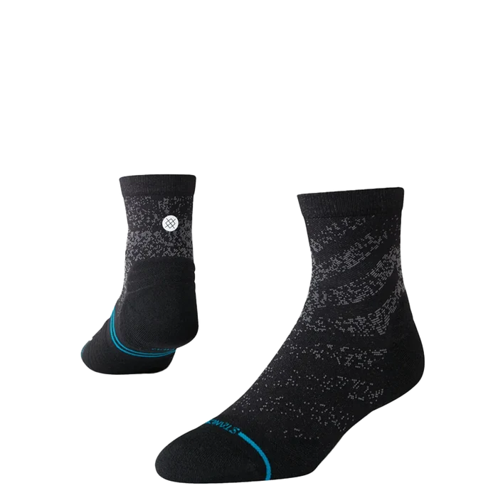 Stance Run Light Quarter Black color
