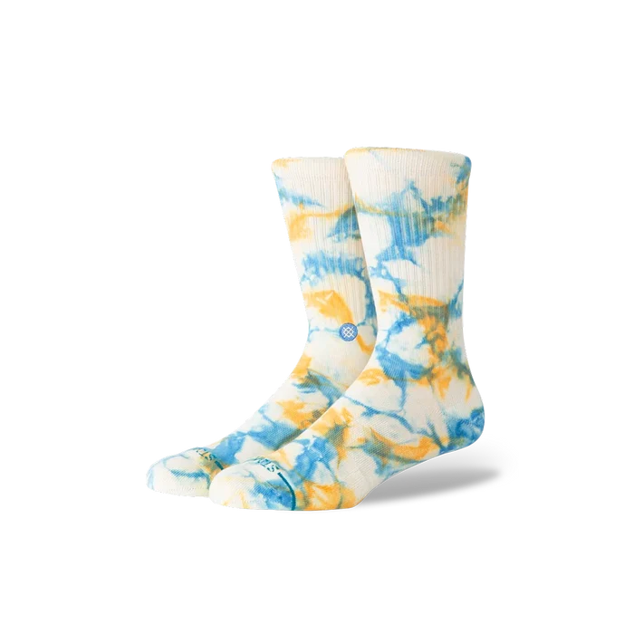 Stance Unisex Spotty Dye Crew Pair Orange Color