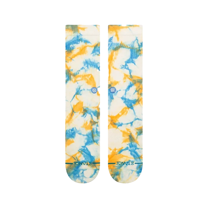Stance Unisex Spotty Dye Crew Pair Orange Color