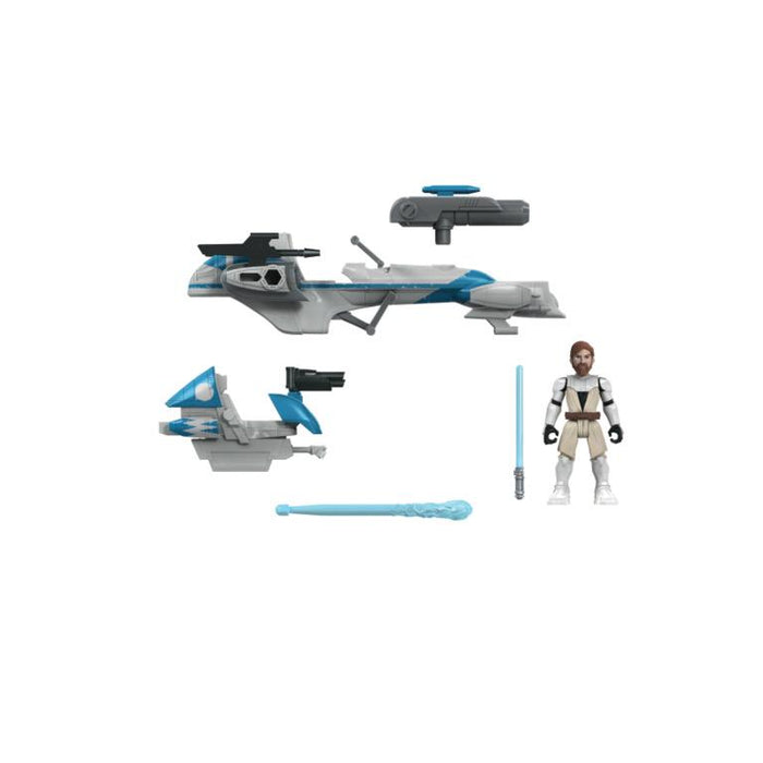 Star Wars Mission Fleet Expedition Class Action Figure - Obi-Wan Kenobi with Barc Speeder