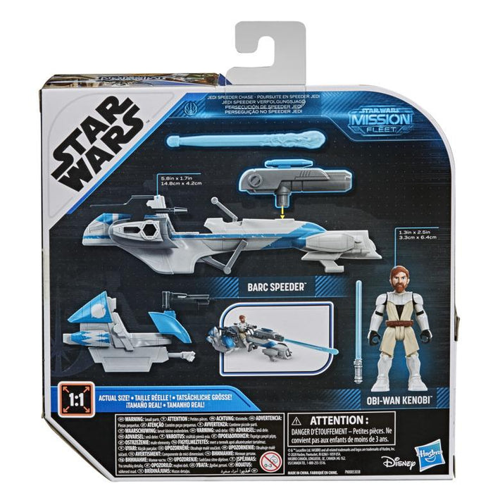 Star Wars Mission Fleet Expedition Class Action Figure - Obi-Wan Kenobi with Barc Speeder