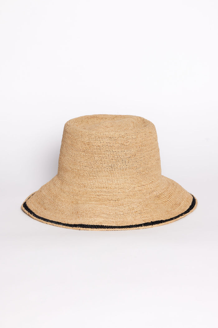 Stripe Modern Crochet Bucket