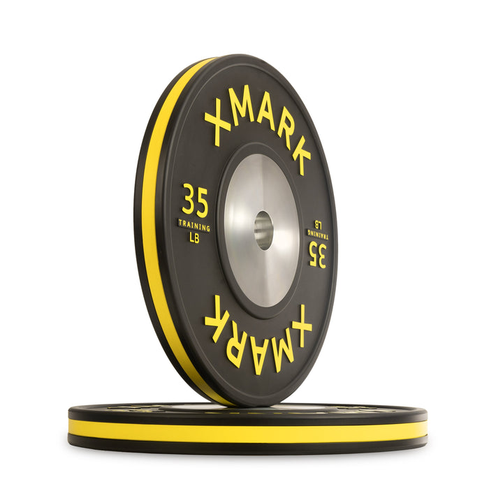Striped Premium IWF Training Bumper Plates (LB) Pairs