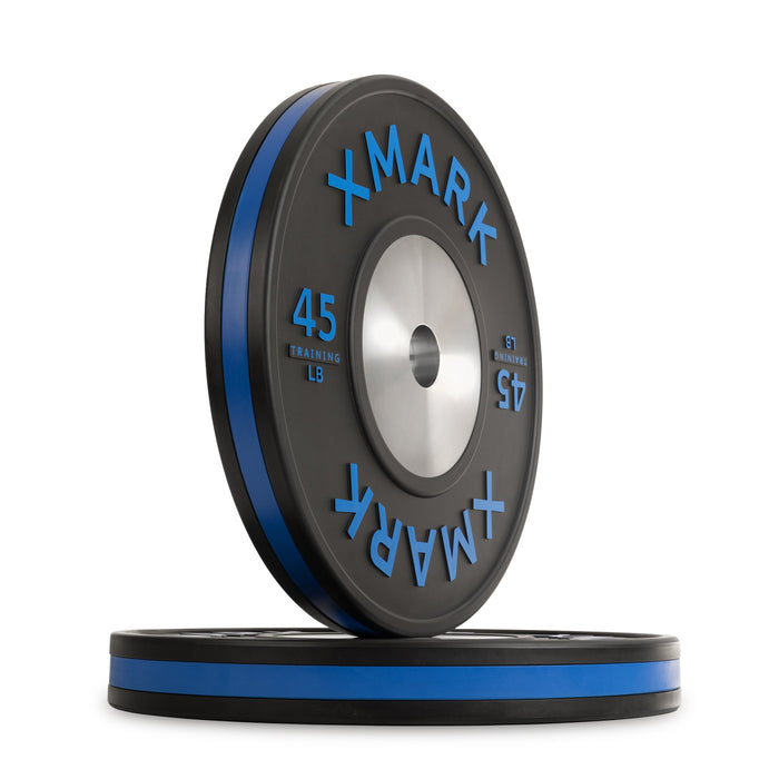 Striped Premium IWF Training Bumper Plates (LB) Pairs