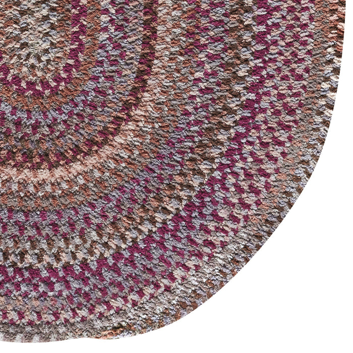 Synergy Rosewood Braided Rug Oval image