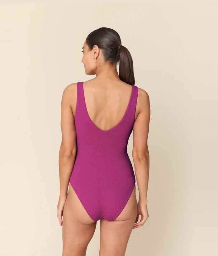 The Bonita One Piece - Seersucker Wave - Juicy - Classic