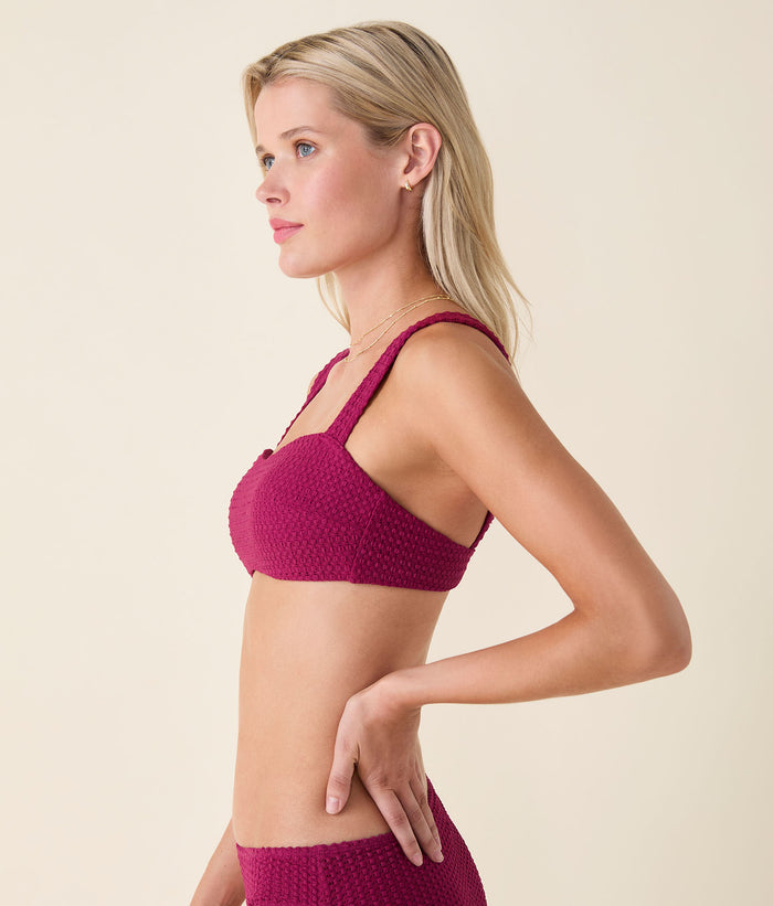 The Kalama Bikini Top | Merlot Crochet