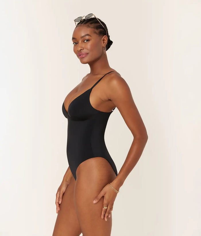 The Lanikai One Piece - Eco Nylon - Black