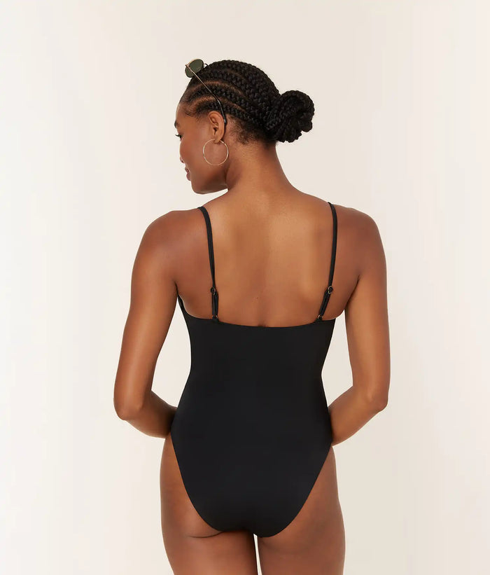 The Lanikai One Piece - Eco Nylon - Black
