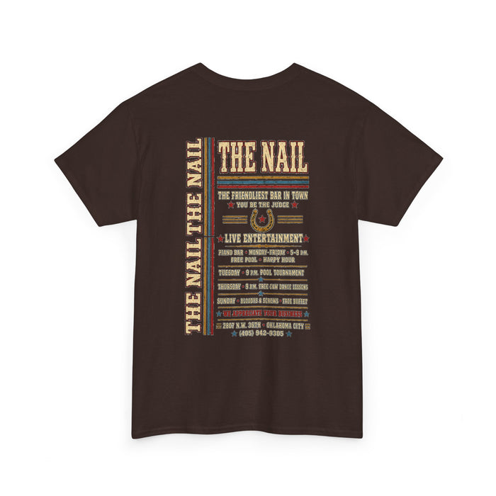 The Nail Oklahoma City Country & Western Gay Bar T-Shirt | LGBTQ+ Nightlife History Tee