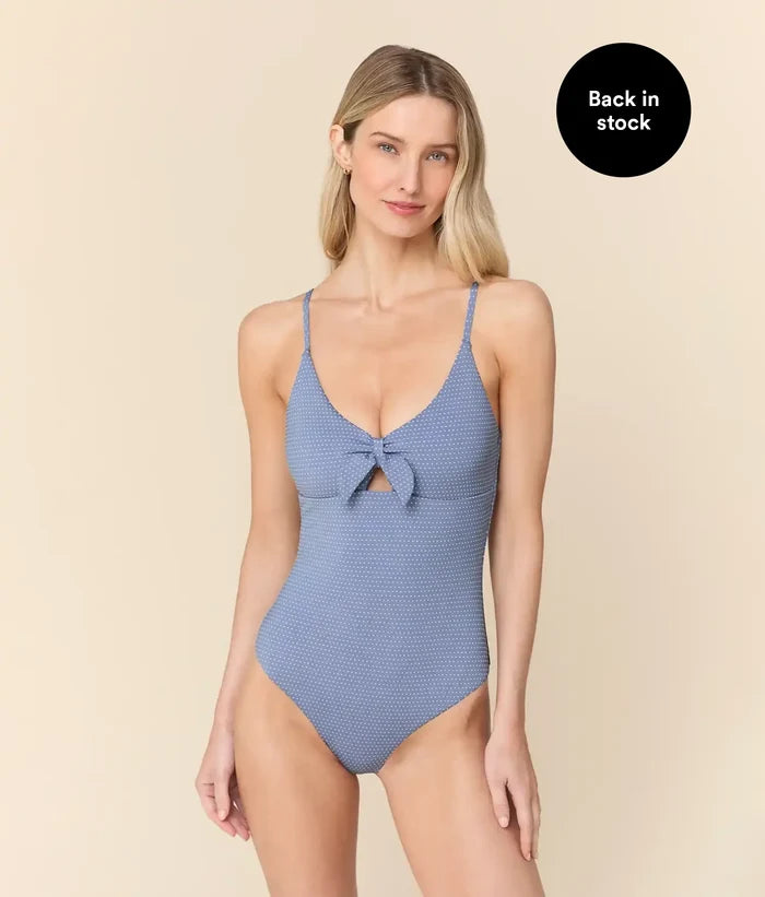 The Tenerife One Piece - Polka Dot - Wisteria - Classic