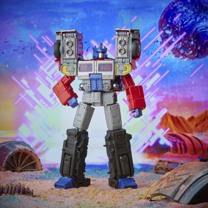 Transformers Generations Leader Action Figure - Universe Laser Optimus Prime