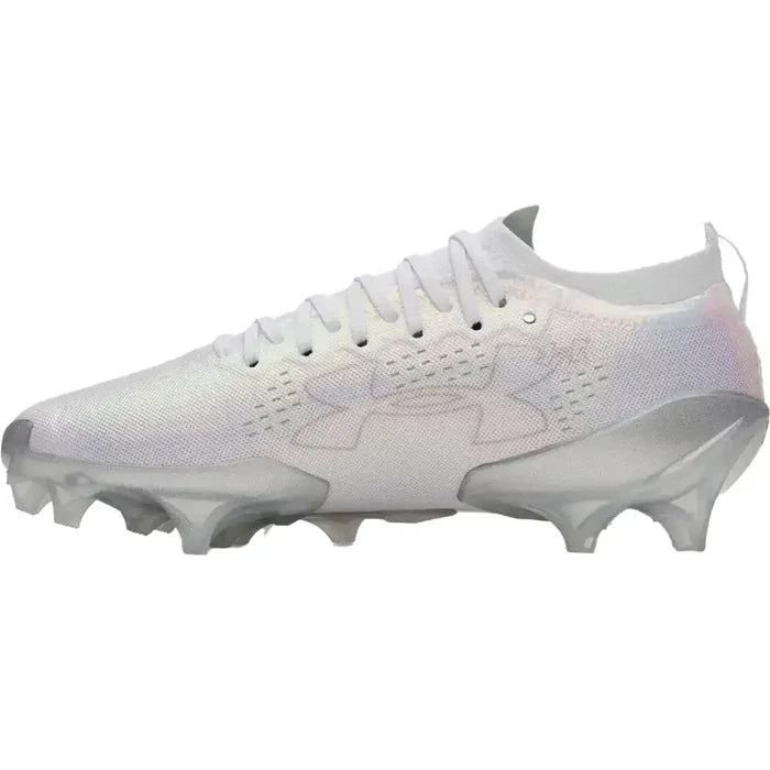 UA Blur Pro Men's Football Cleats White Color