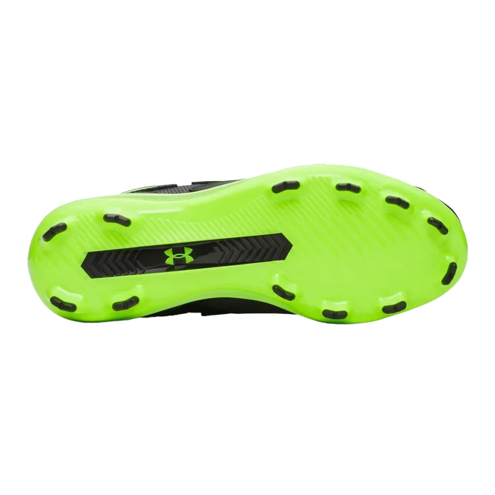 UA Boys' Harper 11 TPU Jr Baseball Cleats Green Color
