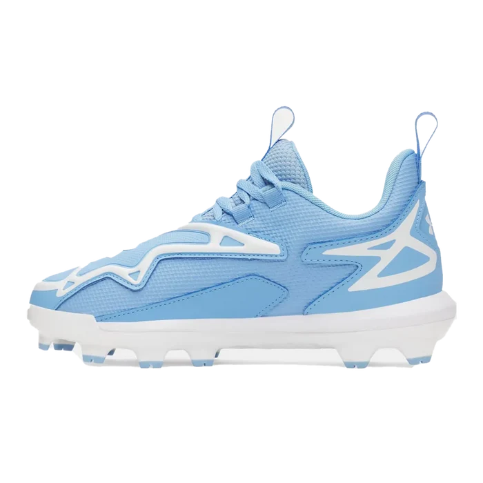 UA Boys' Harper 11 TPU Jr Baseball Cleats Blue Color