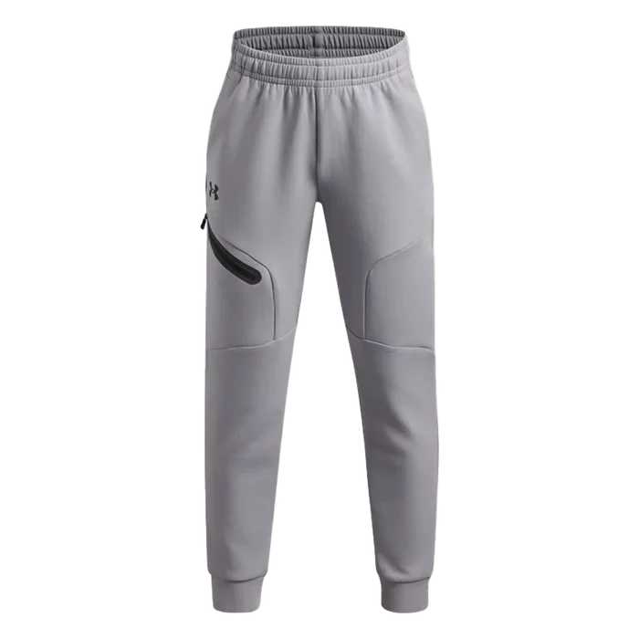 UA Boys Unstoppable Fleece Joggers Gray Color