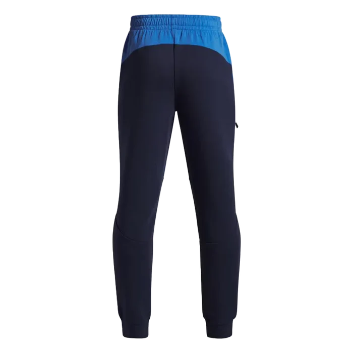 UA Boys Unstoppable Fleece Joggers Navy Color