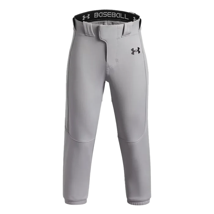 UA Boys Utility Elite Tweener Pants Gray Color