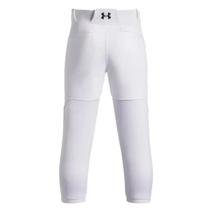 UA Boys Utility Elite Tweener Pants White Color