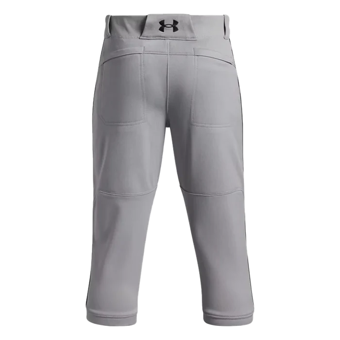 UA Boys Utility Pro Knicker Piped Pants Gray Color