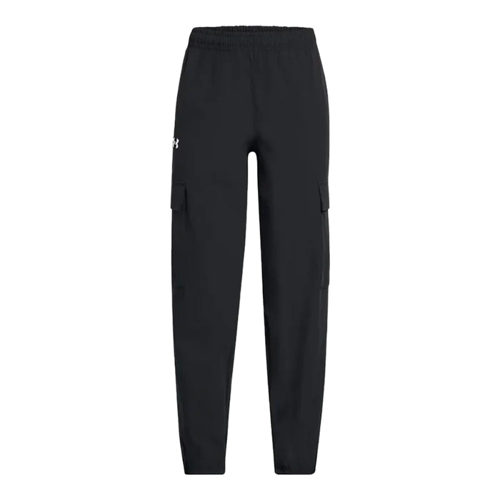 UAGirl_sRivalWovenCargoPants Black color