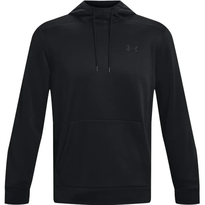 UA Men's Armour Fleece® Hoodie Black Color.