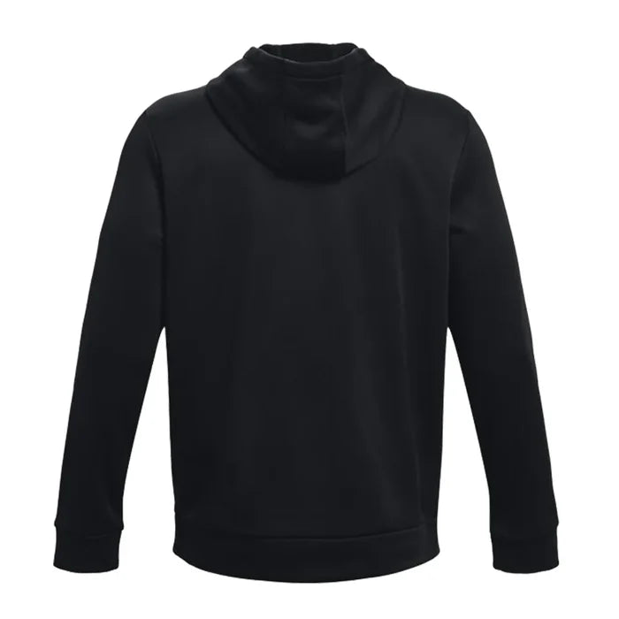 UA Men's Armour Fleece® Hoodie Black Color.
