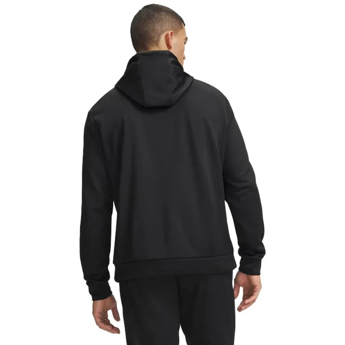 UA Men's Armour Fleece® Hoodie Black Color.