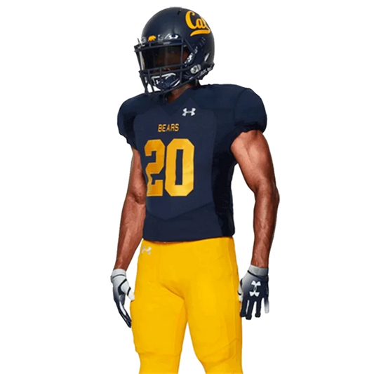 UA Men's Armourgrid Football Jersey Navy color