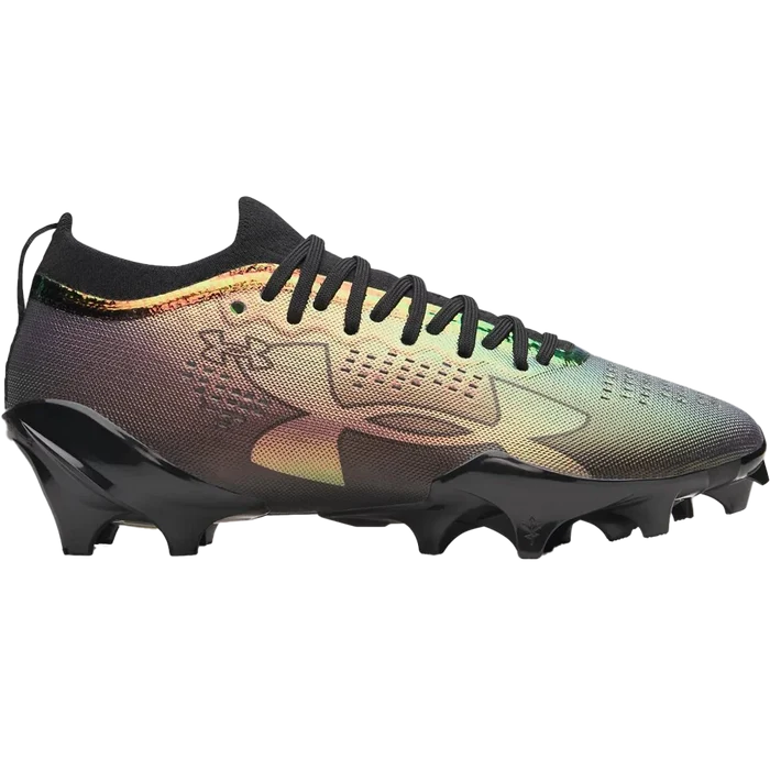 UA Men's Blur Pro Football Cleats black Color