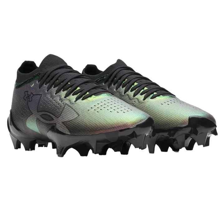 UA Men's Blur Pro Football Cleats black Color