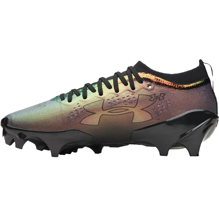 UA Men's Blur Pro Football Cleats black Color
