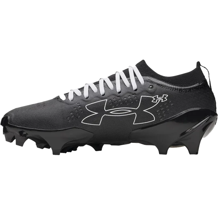 UA Men's Blur Pro Football Cleats black Color.
