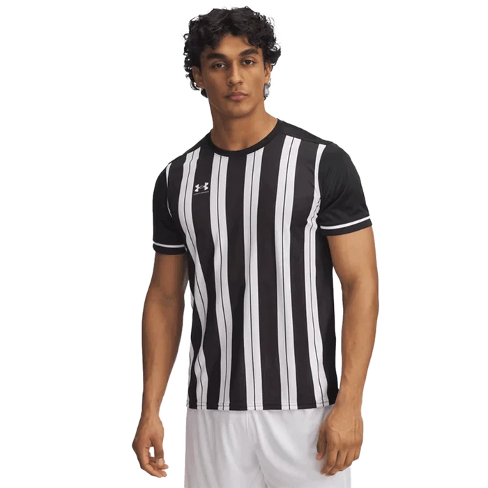 UA Men's Challenger Team Stripe Jersey Black Color