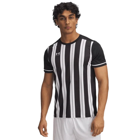 UA Men's Challenger Team Stripe Jersey Black Color