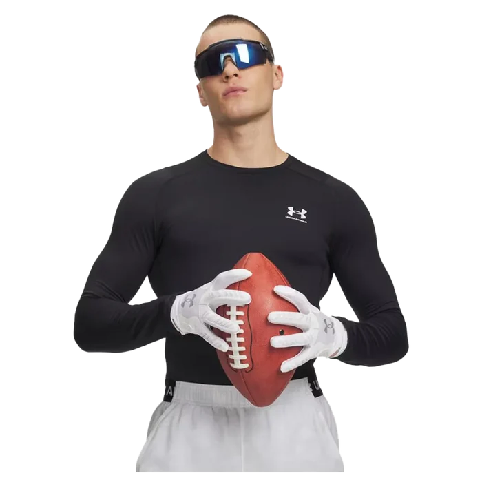 UA Men's ColdGear Armour Fitted Crew black color