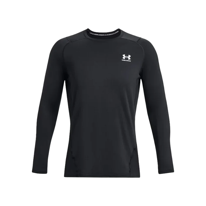 UA Men's ColdGear Armour Fitted Crew black color.