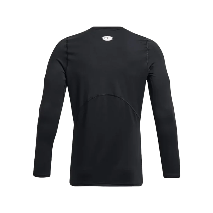 UA Men's ColdGear Armour Fitted Crew black color.