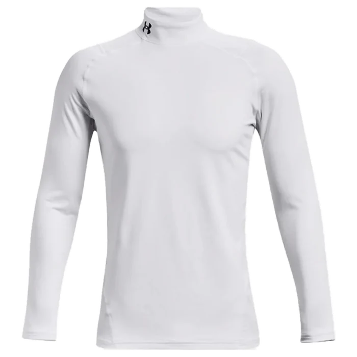 UA Men's ColdGear  Fitted Mock white