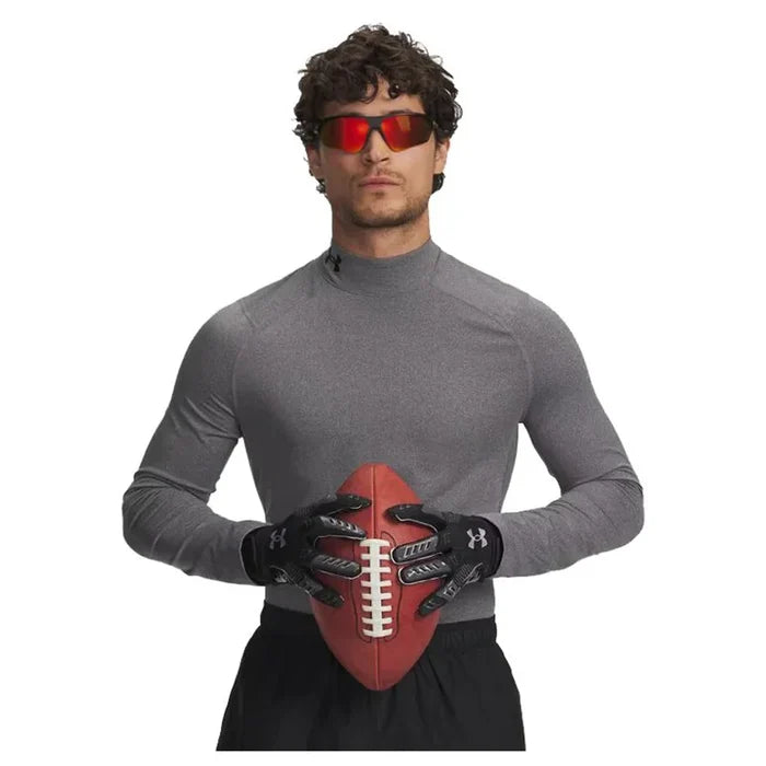 UA Men's ColdGear  Fitted Mock gray