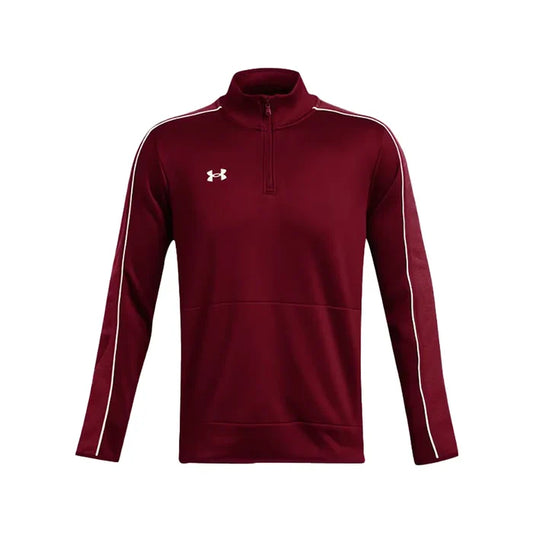 UA Men's Command Warm-Up ¼ Zip  Maroon Color.