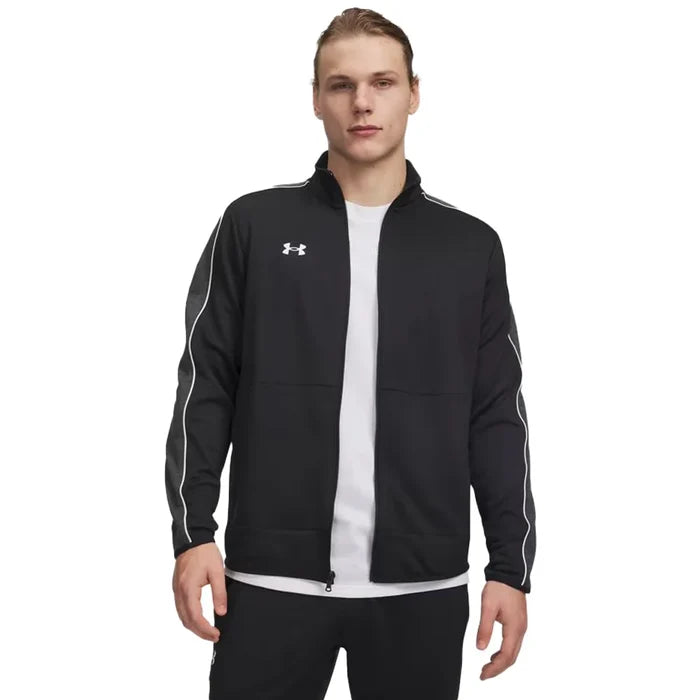 UA Men's Command Warm-Up Full Zip Black Color.