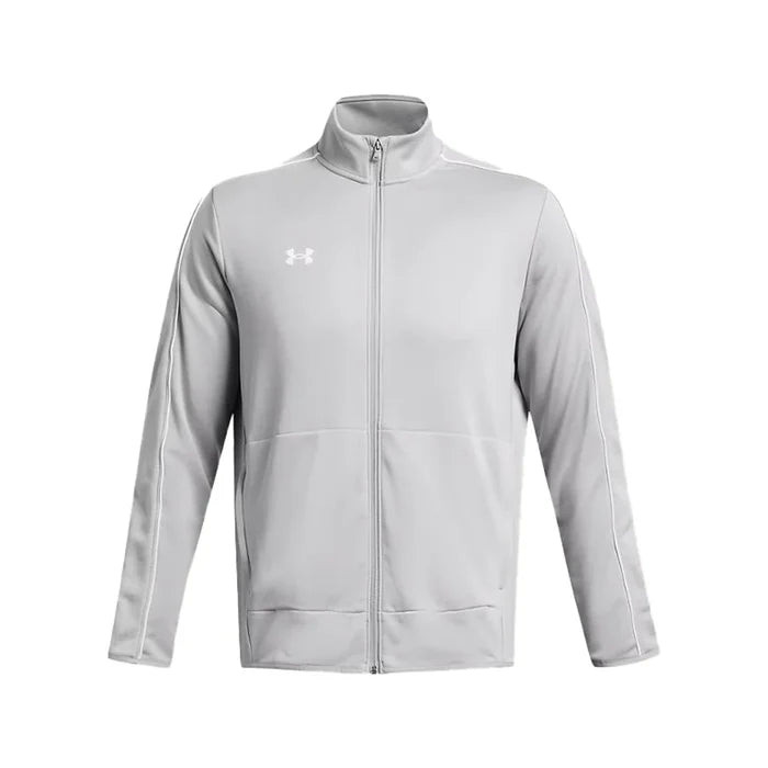 UA Men's Command Warm-Up Full Zip Gray Color.