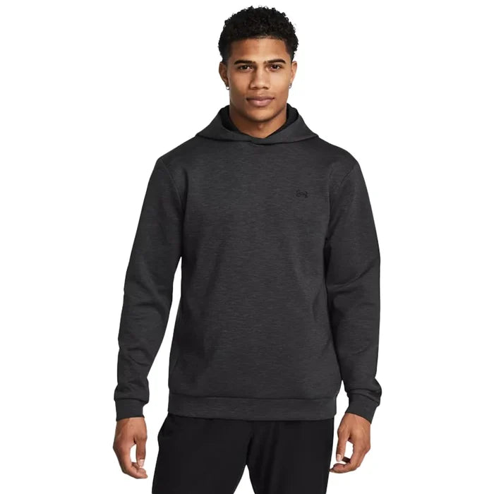 UA Men's Drive Midlayer Hoodie Black Color.