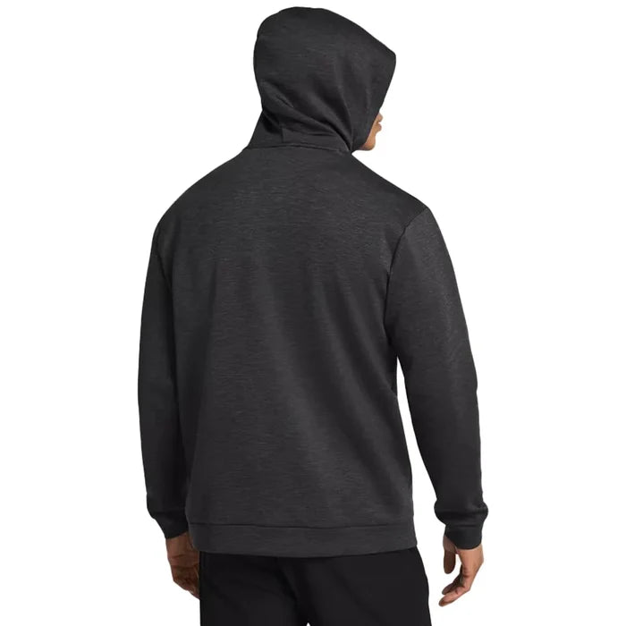 UA Men's Drive Midlayer Hoodie Black Color.