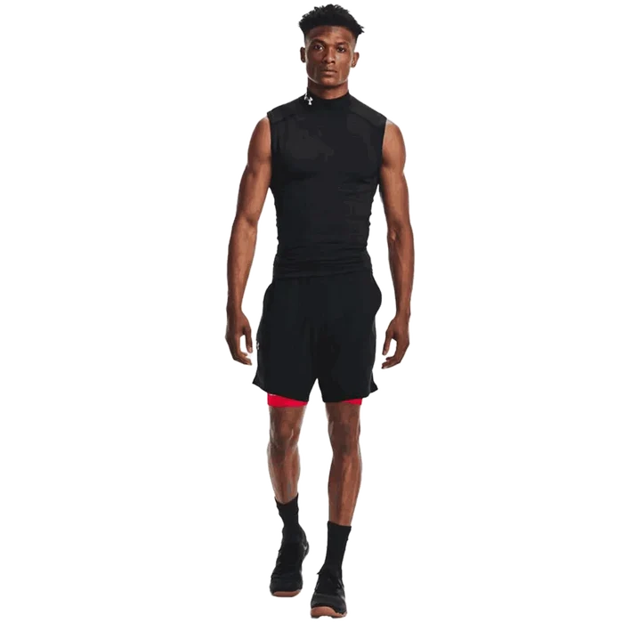 UA Men's HeatGear® Armour Compression Shorts Black color