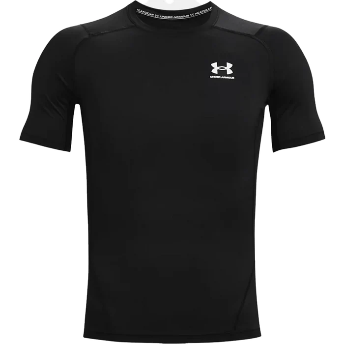 UA Men's HeatGear Armour Short Sleeve Black color