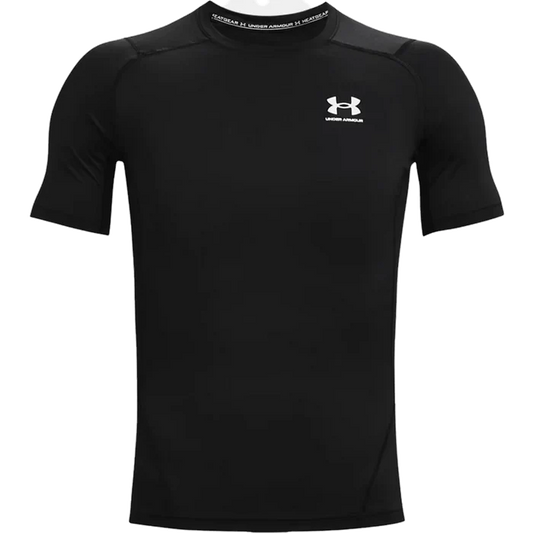UA Men's HeatGear Armour Short Sleeve Black color