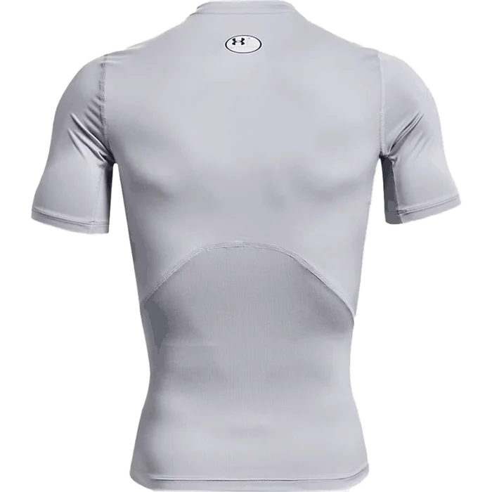 UA Men's HeatGear Armour Short Sleeve Gray color