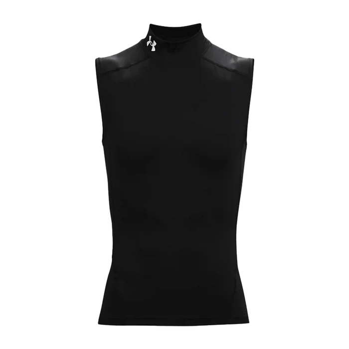 UA Men's HeatGear Mock Sleeveless Black Color